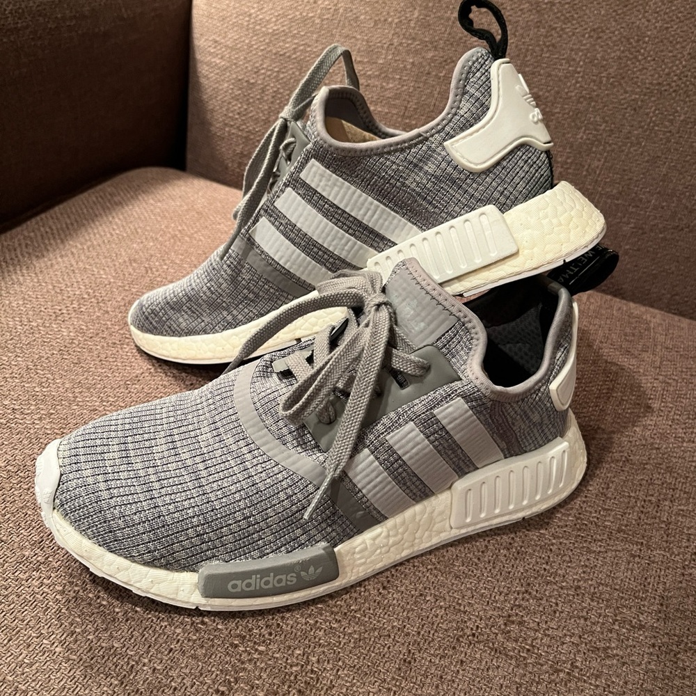 Adidas NMD R1 primeknit in Glitch Grey Camo